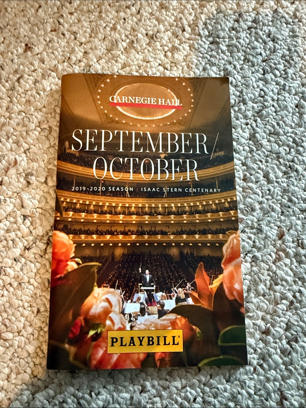 Carnegie Hall 2019 Playbill Munich Philharmonic NYC Tchaikovsky Trey Anastasio